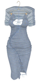 Vulnus - Astra Dress & Shawl Baby Blue