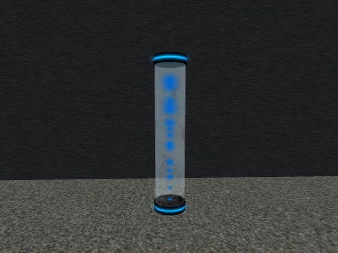 Wassersäule (Blau) Watercolumn (Blue)