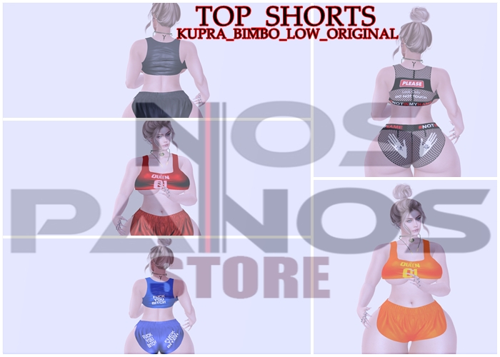 .:.NPS.:. (PACK) TOP_SHORTS_KUPRA_L O K O N A