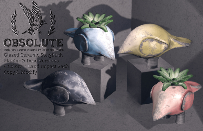 Obsolute . Ceramic Songbirds . Fatpack