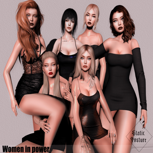. Static Posture . WOMEN IN POWER