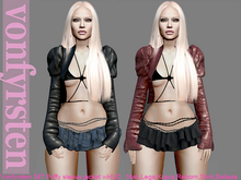 Vonfyrsten 387 Puffy sleeve jacket MAITREYA BELLEZA KUPRA LEGACY SLINK FREYA REBORN Apparel Clothes Woman's Bolero 