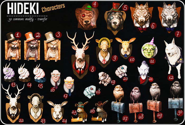 HIDEKI Characters OWL ( 30 )