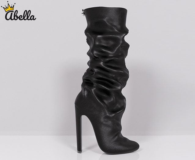 Full Perm Abella High Leather Boots
