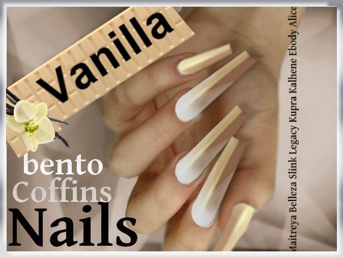 ==FLSTYLE==VANILLA BENTO NAILS