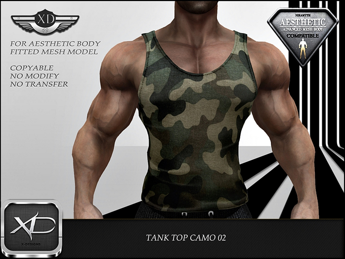 Tank top Camo 02-(NIRAMYTH) - AESTHETIC