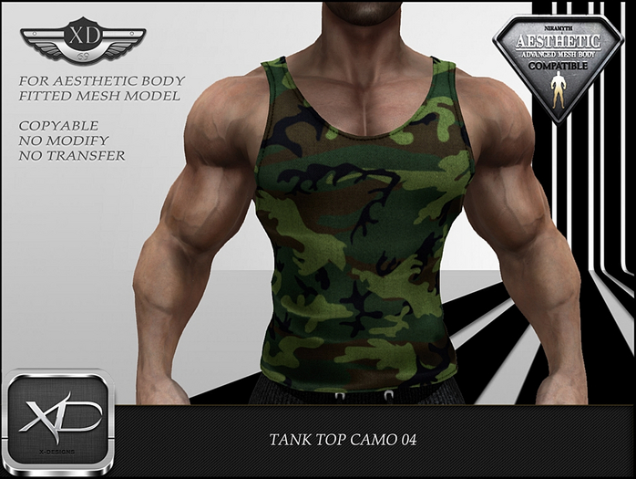 Tank top Camo 04-(NIRAMYTH) - AESTHETIC