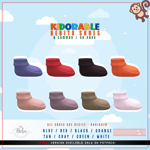 {K} Bebito Shoes - Fatpack *Copy