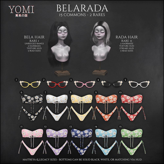 [7][Yomi]  Belarada Bikini - White