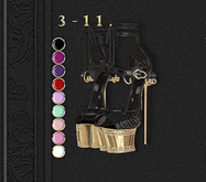 Violent Seduction - Unicornis Heels (Black)