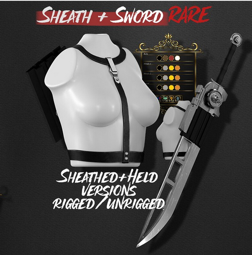 {Valentine}Devil Slayer Sheath+Sword RARE