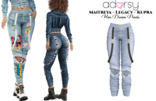 adorsy - Kim Denim Pants Faded - Maitreya/Legacy/Kupra