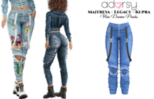 adorsy - Kim Denim Pants Cornflower - Maitreya/Legacy/Kupra