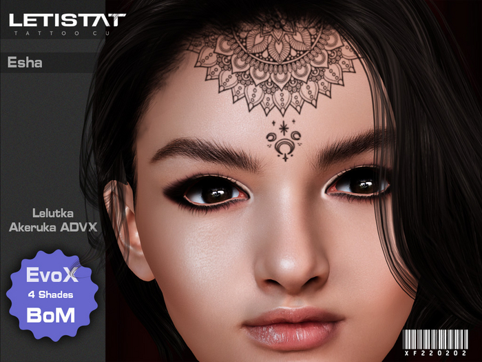 Letis Tattoo :: Esha : Lelutka EvoX & Akeruka ADVX Tattoo