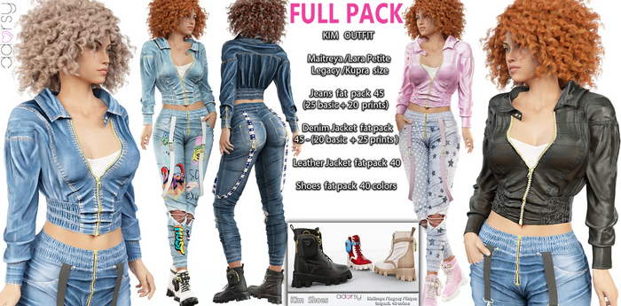 adorsy - Kim SET BUY ALL PACK - Maitreya/Legacy/Petite/Kupra
