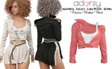 adorsy - Electra Knitted Shirt Coral - Maitreya/Legacy/Lara Petite/Kupra