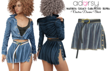 adorsy - Electra Denim Skirt Dirty - Maitreya/Legacy/Kupra