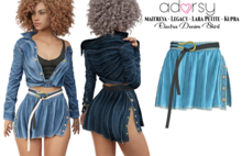 adorsy - Electra Denim Skirt Splash - Maitreya/Legacy/Kupra