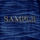 Zoy Texture [ Denim Crumpled 02 ] Blue