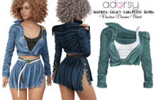 adorsy - Electra Denim Shirt Petrol - Maitreya/Legacy/Lara Petite/Kupra