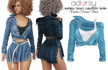adorsy - Electra Denim Shirt Splash - Maitreya/Legacy/Lara Petite/Kupra