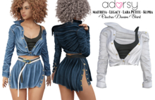 adorsy - Electra Denim Shirt White - Maitreya/Legacy/Lara Petite/Kupra
