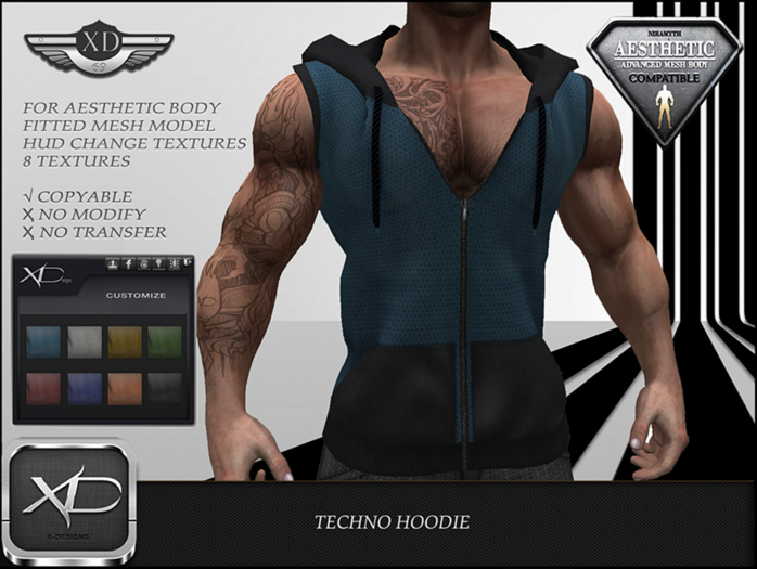 Techno Hoodie - (NIRAMYTH) - AESTHETIC