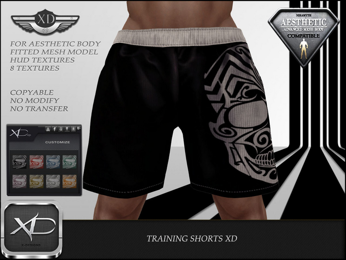 Training shorts XD - (NIRAMYTH) - AESTHETIC