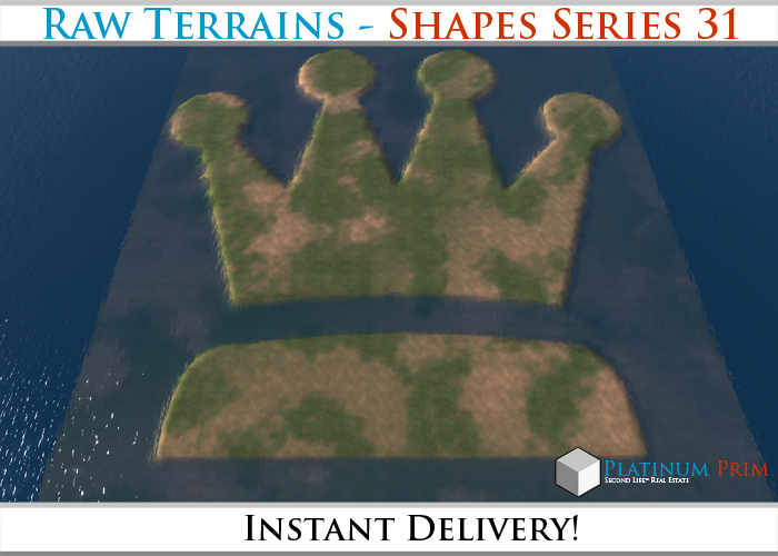 50% OFF SALE! RAW Terrain File: Shapes