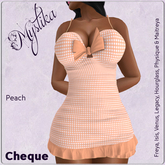 ~Mystika~ Cheque Mini Peach