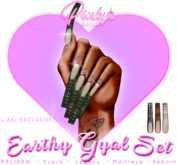 !! Pinky's Nails !! Earthy Gyal Set ' Coffin