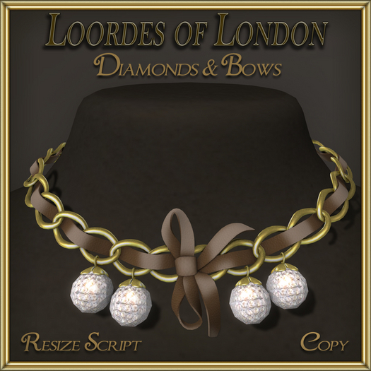 Diamonds & Bows Necklace A2