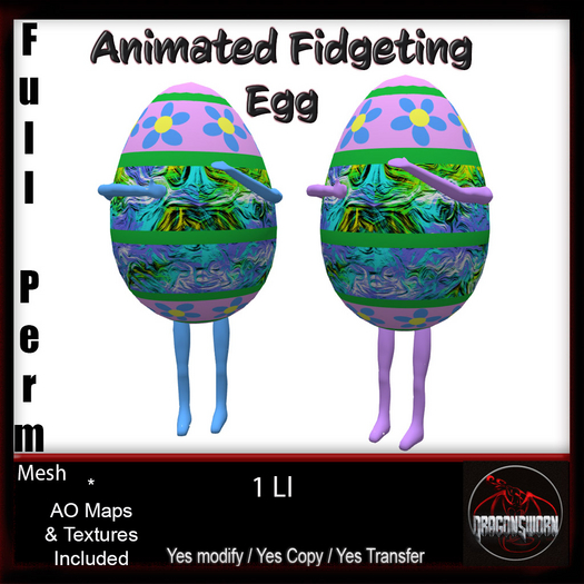 Full Perm Animated Fidgeting Egg