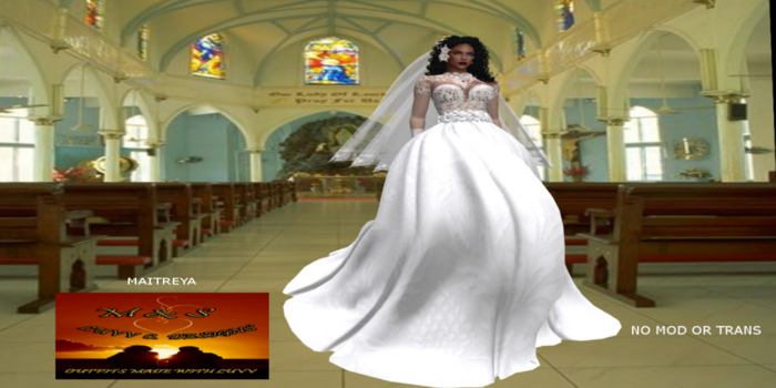 M & S LOVE C DESIGNS  WEDDING GOWN DESTINY