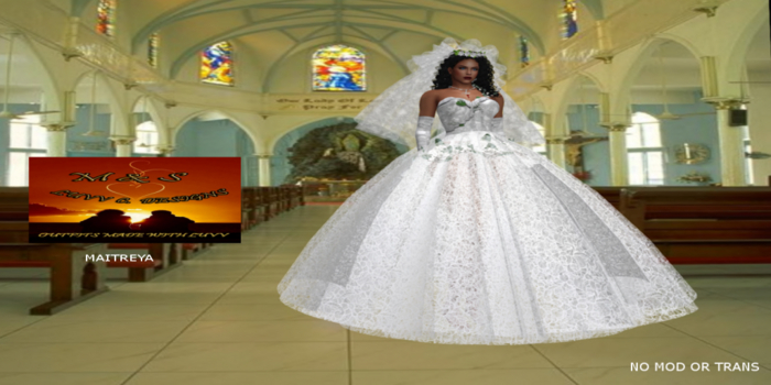 M & S LOVE C DESIGNS  WEDDING GOWN JEANNIE