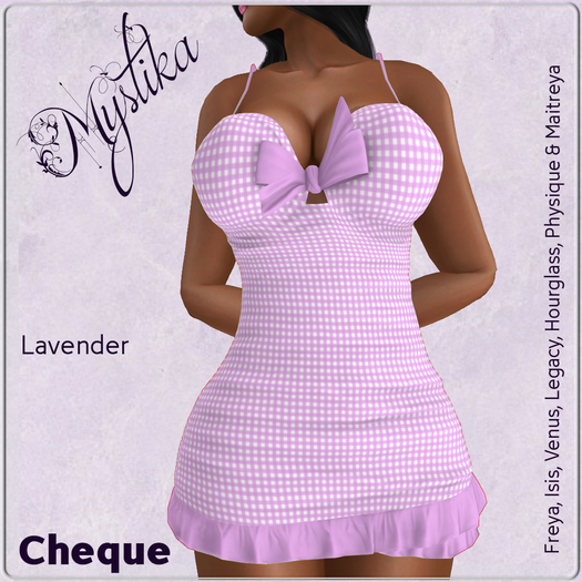~Mystika~ Cheque Mini Lavender