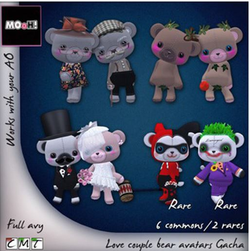 08 MOoH! Bear avy Joker RARE