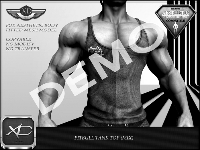 DEMO Pitbull Tank Top (MIX) -AESTHETIC