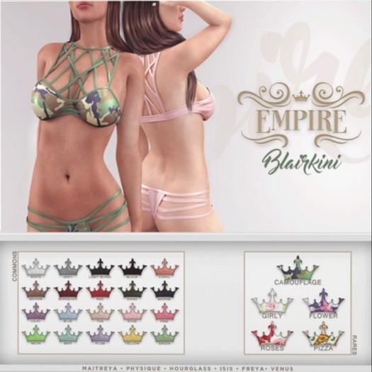 #EMPIRE - Blairkini - Maitreya - girly RARE