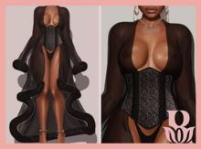 Rosary. Queen . Robe Black