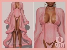 Rosary. Queen . Robe Pink
