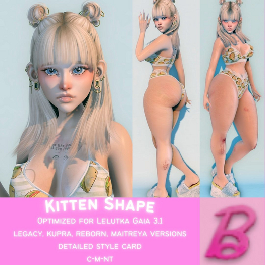 Build.a.Baddie. Kitten Shape Lel Gaia