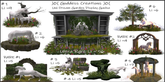 )O( GC: Uni-Dream Garden Display-RARE #1