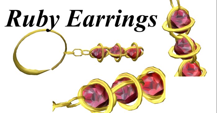 Ruby Earrings 