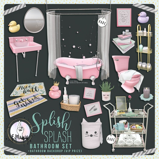 e.marie // Splish Splash Gacha - Bathroom Sink { rez }