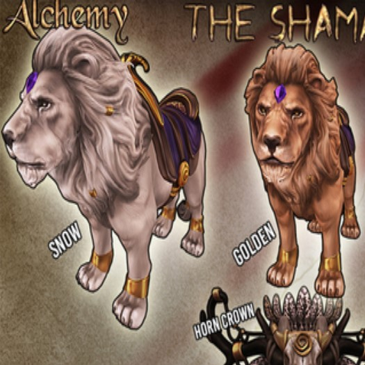 Alchemy - Regal Lion - Mount - WEAR - Snow RARE