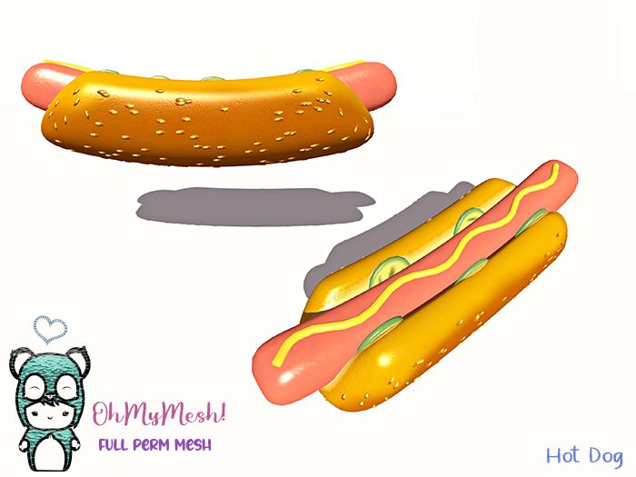 OhMyMesh! Hot Dog - Full Perm Mesh