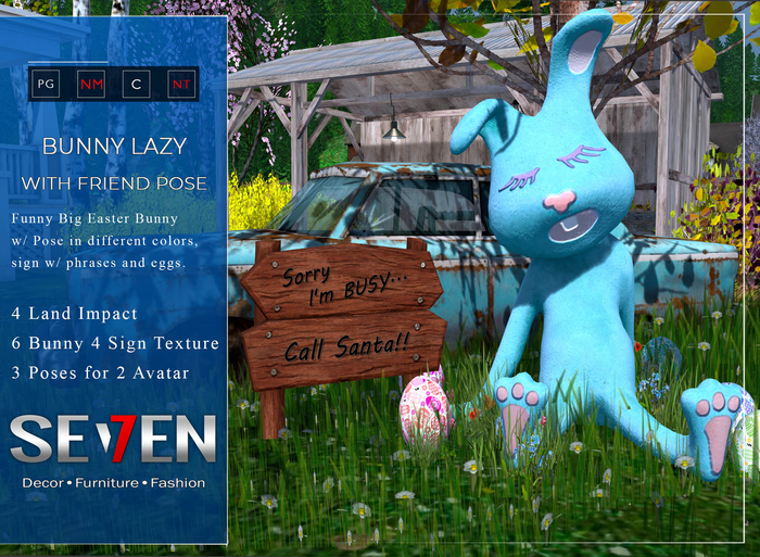 SE7EN - Big Bunny Lazy w/ Friend Pose