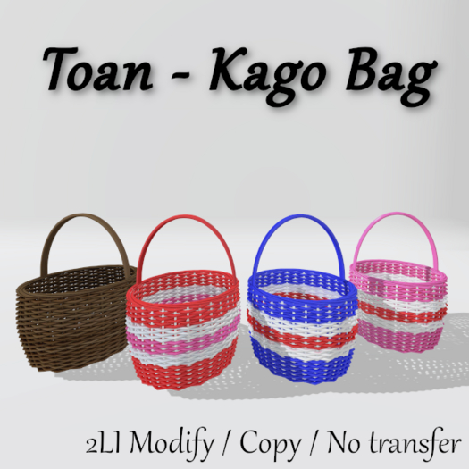 Toan - Kago Bag Red