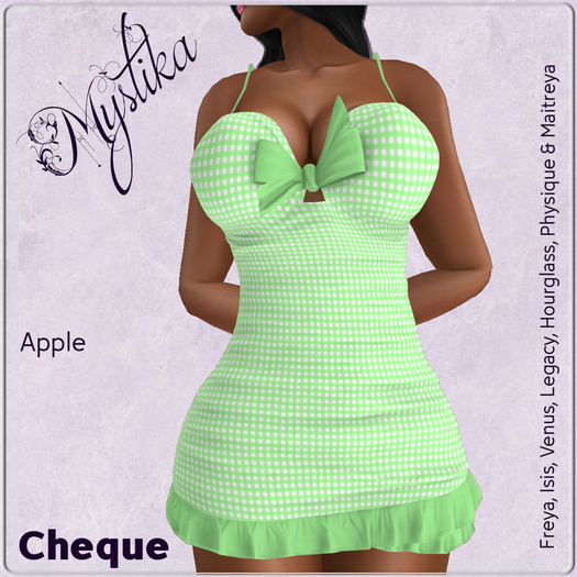 ~Mystika~ Cheque Mini Apple
